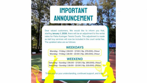 Patraland Tennis Court - Patra Kuningan
