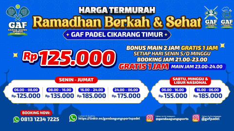 GAF Padel Cikarang Timur By Ganda Agung Sports