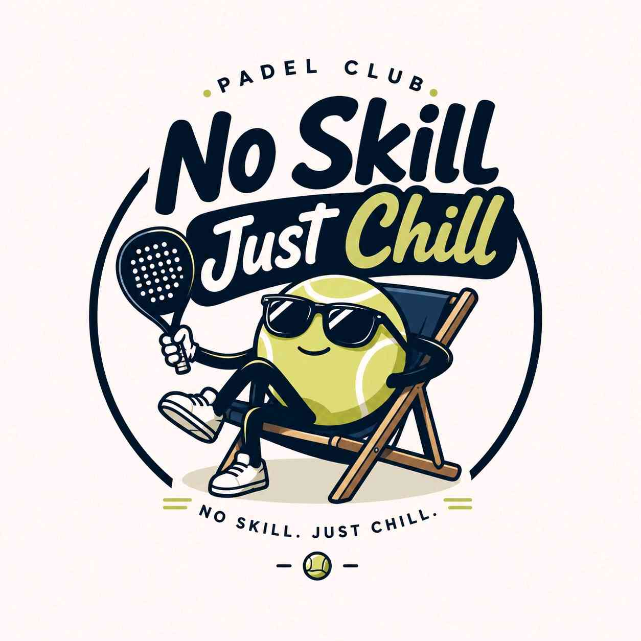 Logo No Skill Just Chill