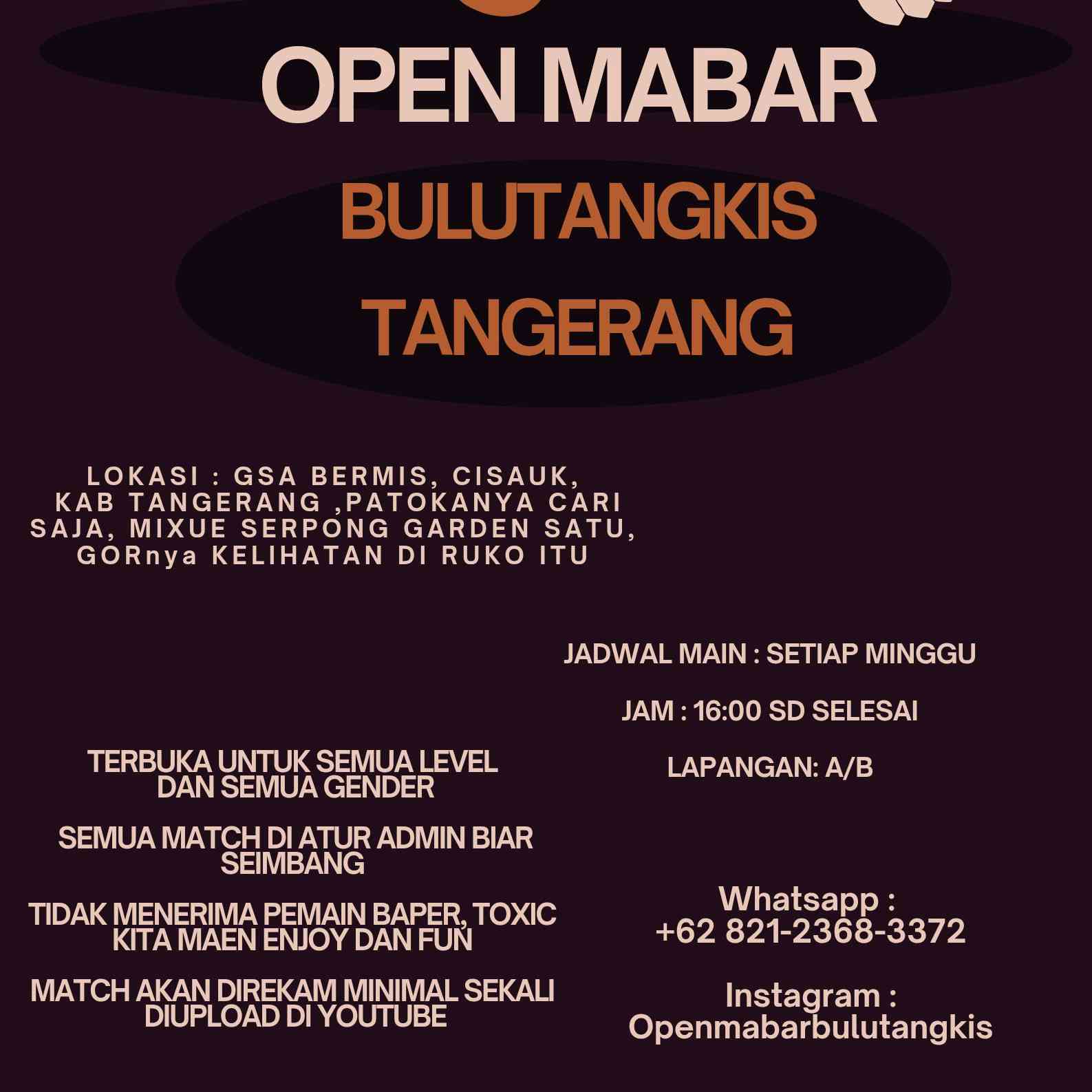 OPEN MABAR PB MALWAPATI